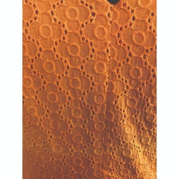 🦋 Tangerine Floral Daisy Dress - Picture 7 of 8